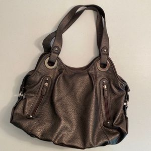 Rosetti Pewter Hobo Style Purse